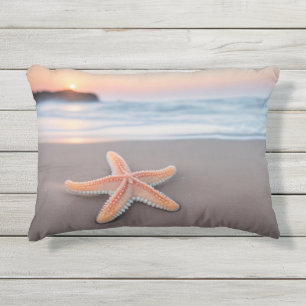 Coussin D'extérieur Poisson étoilé sur la plage