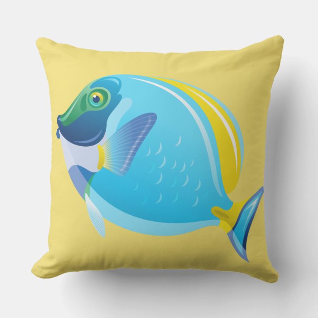 Coussin D'extérieur Poisson extérieur à l'oreiller-tropicale (Recto)