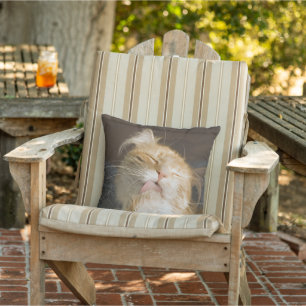 Coussin D'extérieur Prévenir le Maine Coon Fermer la photo