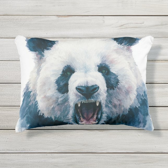 Coussin D'extérieur Primal Power 005 – Panda (Devant)
