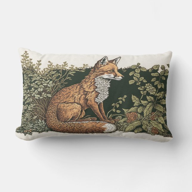 Coussin D'extérieur Renard rouge à Forrest (Recto)