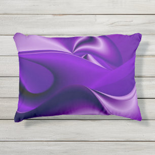 Coussin D'extérieur Rêves arc-en-ciel à fleurs violettes