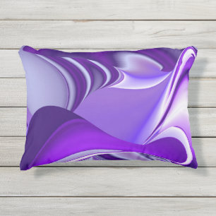 Coussin D'extérieur Rêves arc-en-ciel à fleurs violettes
