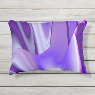 Coussin D'extérieur Rêves arc-en-ciel à fleurs violettes