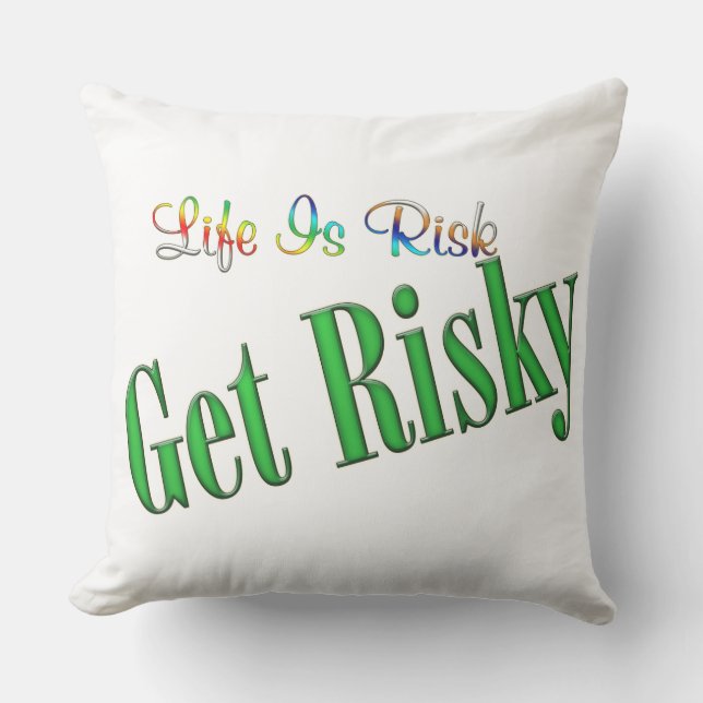 Coussin D'extérieur Risque (Recto)