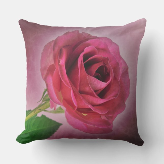Coussin D'extérieur Rose rouge (Recto)