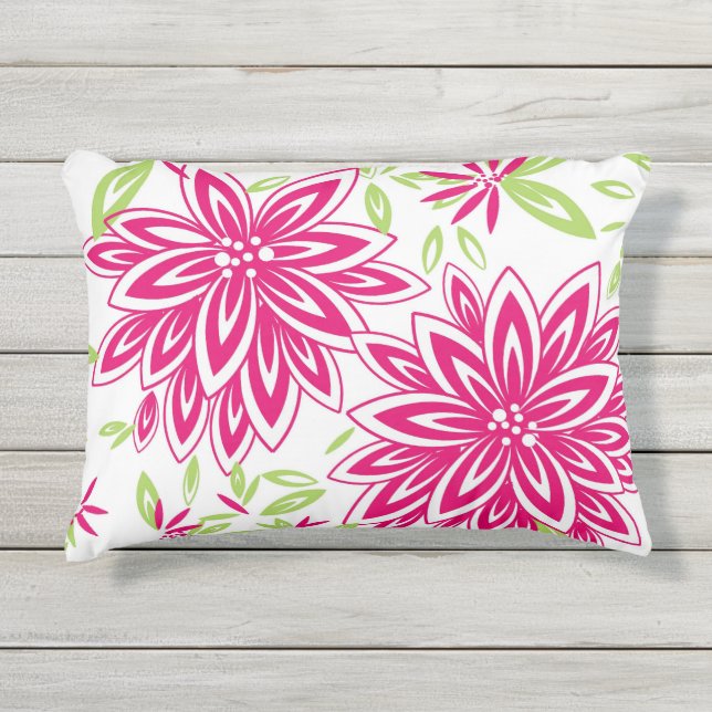 COUSSIN D'EXTÉRIEUR ROSES INDIEN EXTÉRIEURES CHICS DE PILLOW_PRETTY (Devant)