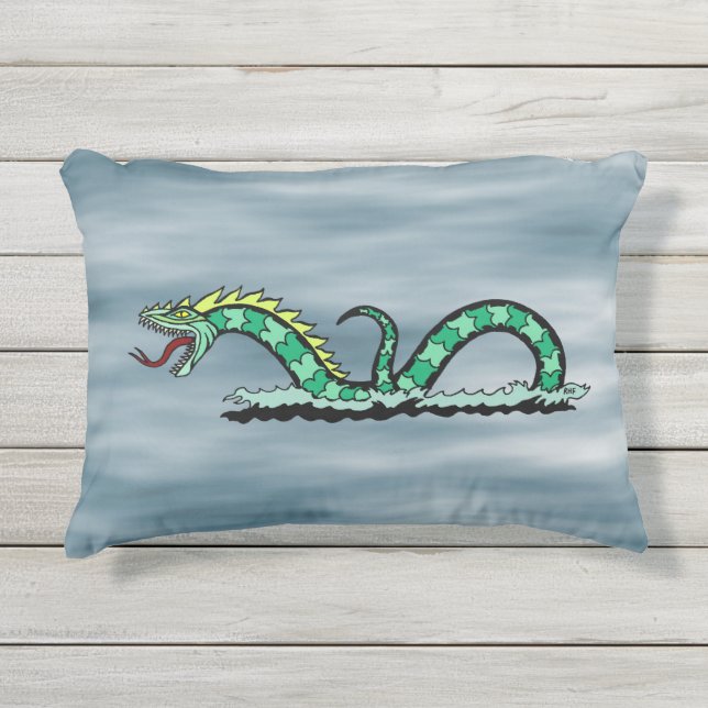 Coussin D'extérieur Serpent de mer (Devant)