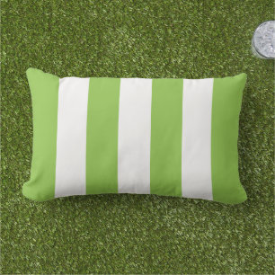 Coussin D'extérieur Simple classique Chaux Vert Bandes Cabana