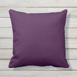 Coussin D'extérieur Solide extérieur violet doux de raisin foncé uni