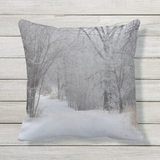 Coussin D'extérieur Solitude d'hiver