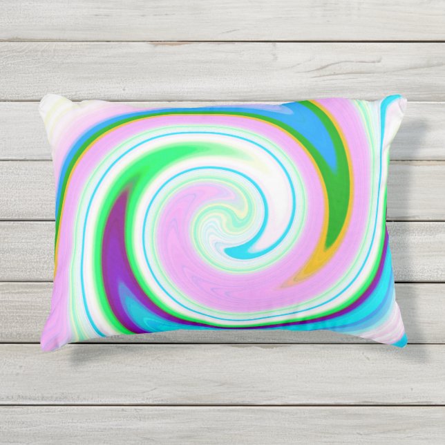 Coussin D'extérieur Swirl Pastel (Devant)