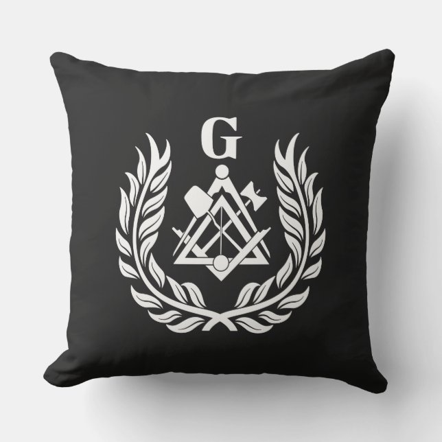Coussin D'extérieur Symbole franc-maçonnerie (Recto)