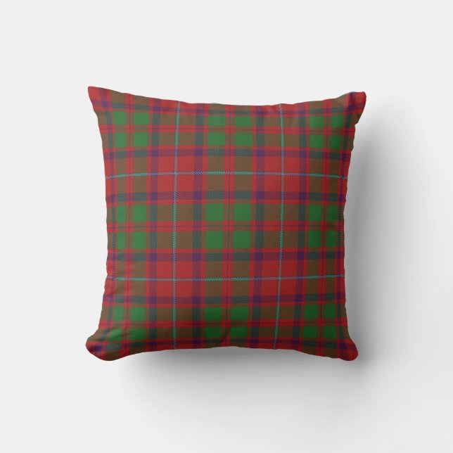 Coussin D'extérieur Tartan du clan écossais Shaw (Recto)
