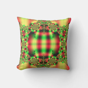 Coussin D'extérieur Tartan Fractal