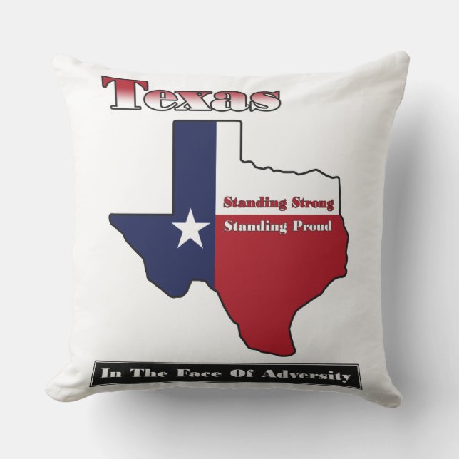 Coussin D'extérieur Texas Standing Fort (Recto)