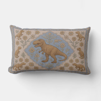 Coussin D'extérieur Tyrannosaurus Rex de style faux-turc