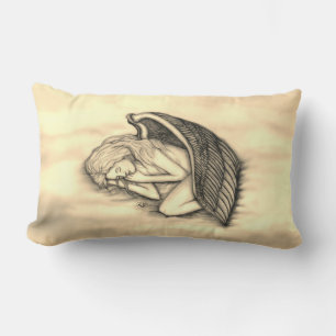 Coussin D'extérieur Un Ange endormi sur les nuages des cieux