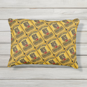 Coussin D'extérieur "Vintage-Boars Head Wine Étiquette-1940"