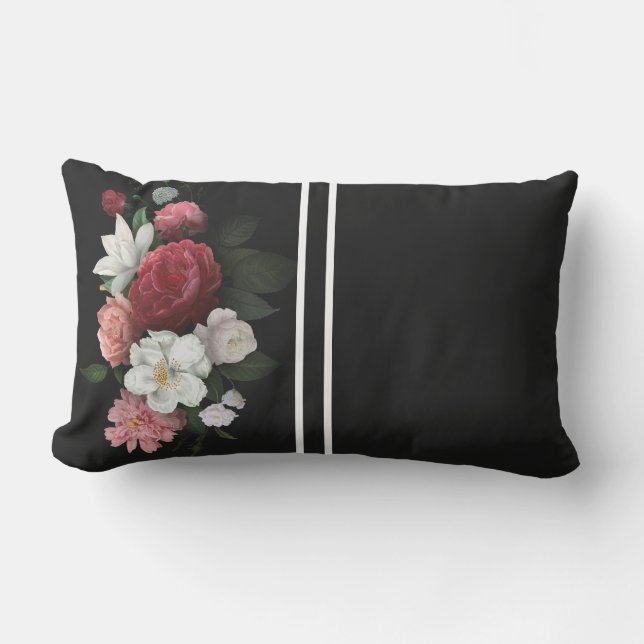 Coussin D'extérieur vintage floral (Recto)