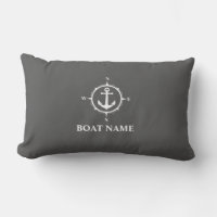 Votre nom de bateau Compass Ancre Grey