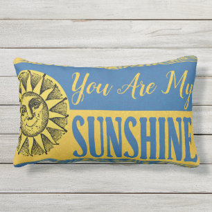 Coussin D'extérieur Vous êtes ma citation inspirée de soleil