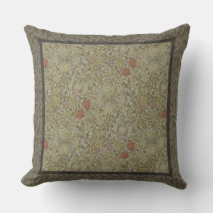 Coussin D'extérieur William Morris Floral Lys willow art design