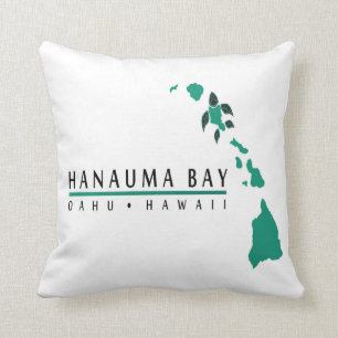 Coussin d'Hawaï de baie de Hanauma