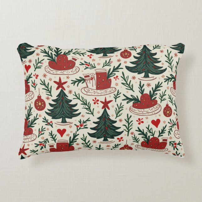 Coussin d'hiver de Noël (Devant)