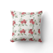Coussin d'hiver floral
