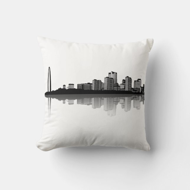 Coussin d'horizon de St Louis (b/w) (Recto)