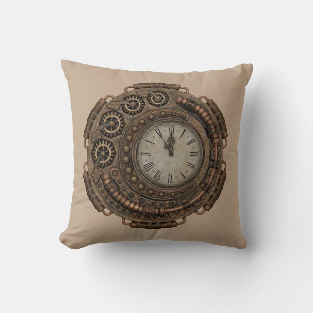 coussin d'horloge steampunk (Recto)