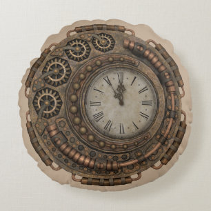 coussin d'horloge steampunk