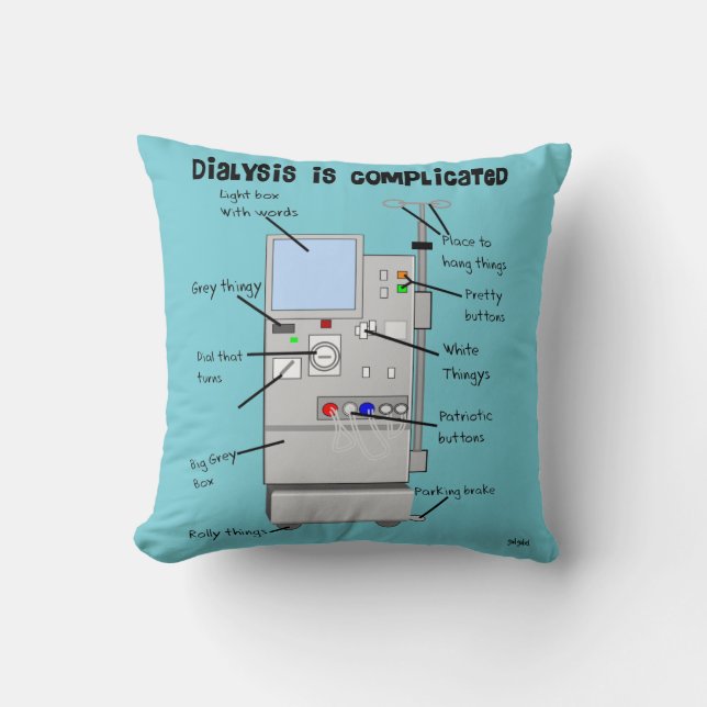 Coussin d'humour de dialyse (Recto)