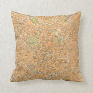 Coussin Di Milan - carte de Pianta de Milan, Italie