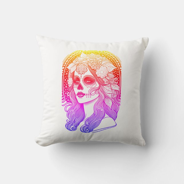 Coussin Día De Los Muertos (Recto)