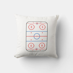 Coussin Diagramme de la patinoire Conception du jeu de hoc