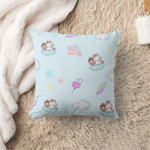 Coussin Diagramme motif de la princesse Unicorn magique
