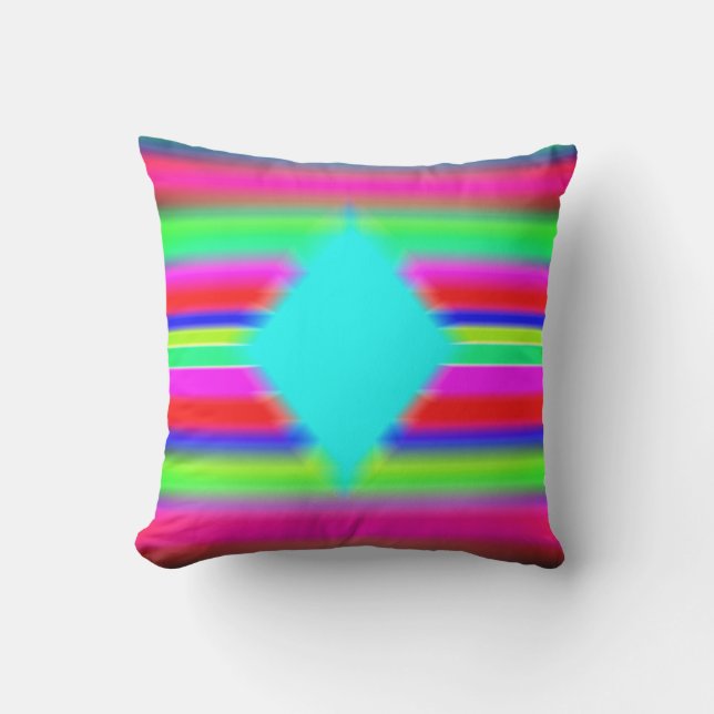 Coussin Diamant bleu (Recto)