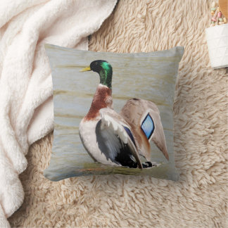 Coussin Diamant de canard de Mallard