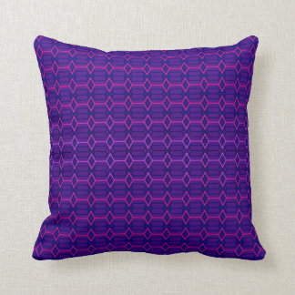 Coussin Diamant et motif géométrique d'hexagone