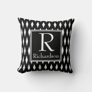 Coussin Diamant noir Monogramme