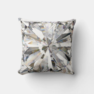 Coussin Diamant réaliste : Agrandissement 3D