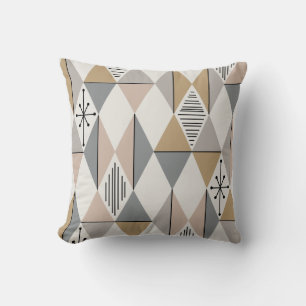 Coussin Diamants d'art de l'ère atomique Or d'argent