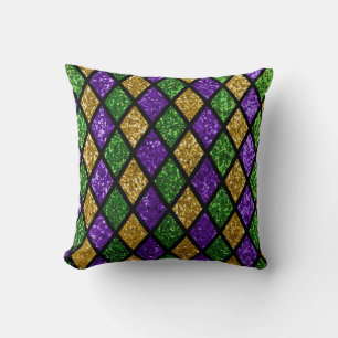 Coussin Diamants de paillettes scintillants, arrière - pla