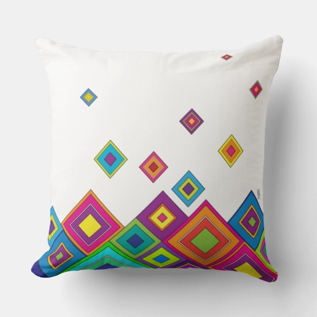 Coussin Diamants modernesRétro (Recto)