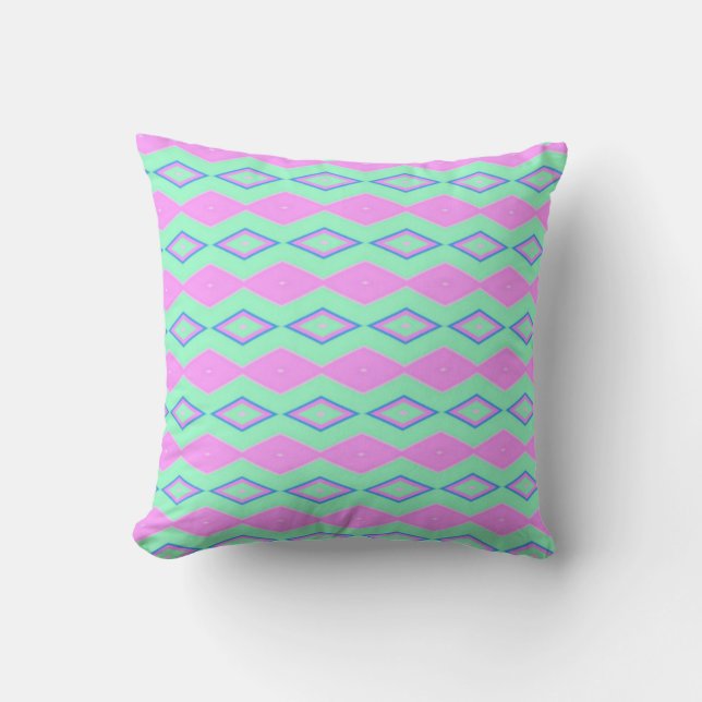 Coussin Diamants Pastel (Recto)
