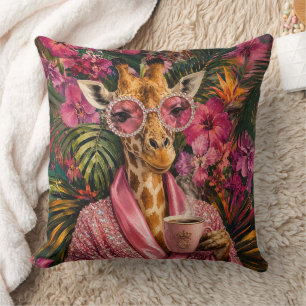 Coussin Diamants roses et glamour matinal
