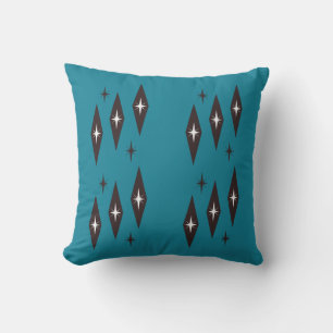 Coussin Diamonds Motif atomique des années 50