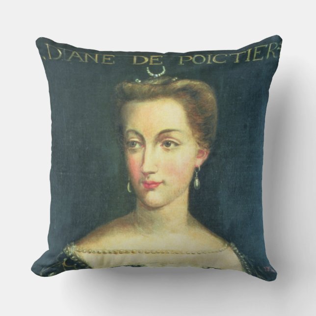 Coussin Diane De Poitiers (huile sur la toile) (Recto)